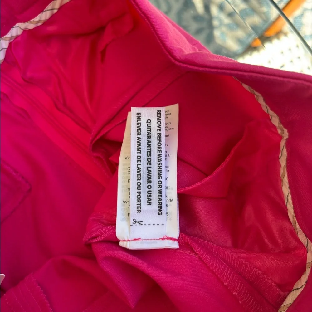 BNWT JCrew hot pink pants size 2